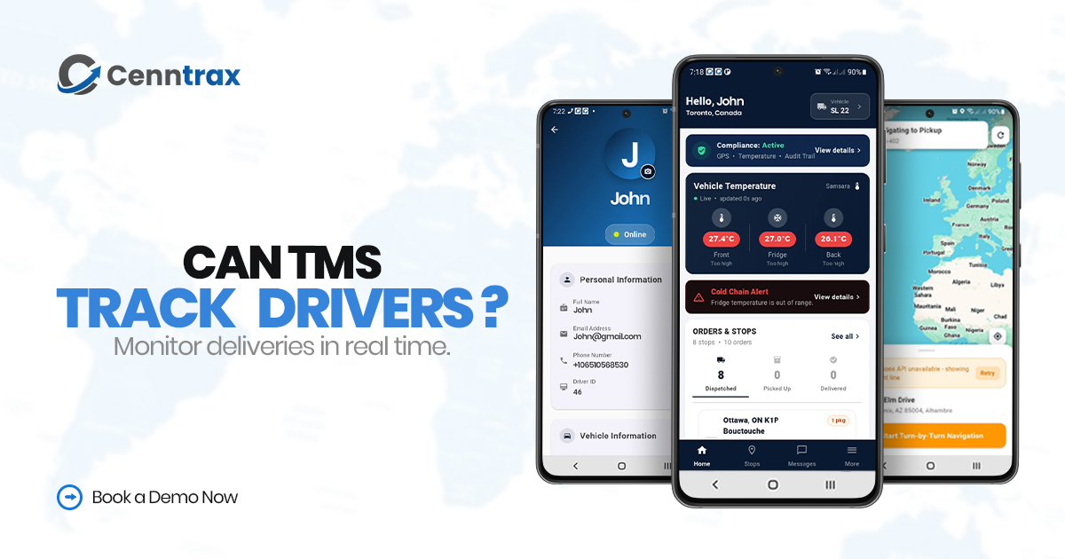 Can a TMS Track Drivers?